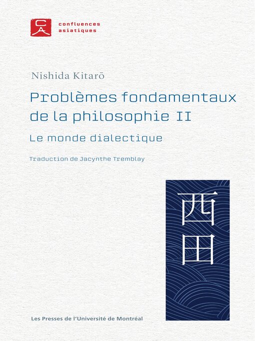 Title details for Problèmes fondamentaux de la philosophie II by Jacynthe Tremblay - Available